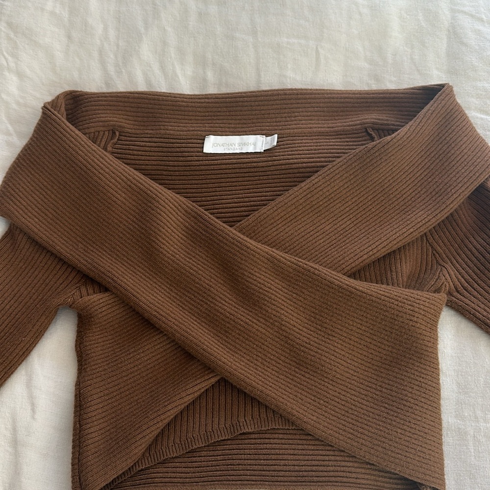 Jonathan Simkhai 2 piece sweater and skirt